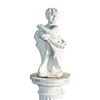 Image 2 : Concrete Garden Pillar with Statue of Child