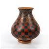 Image 1 : Native American Pottery Vase Polychrome Geometric Design