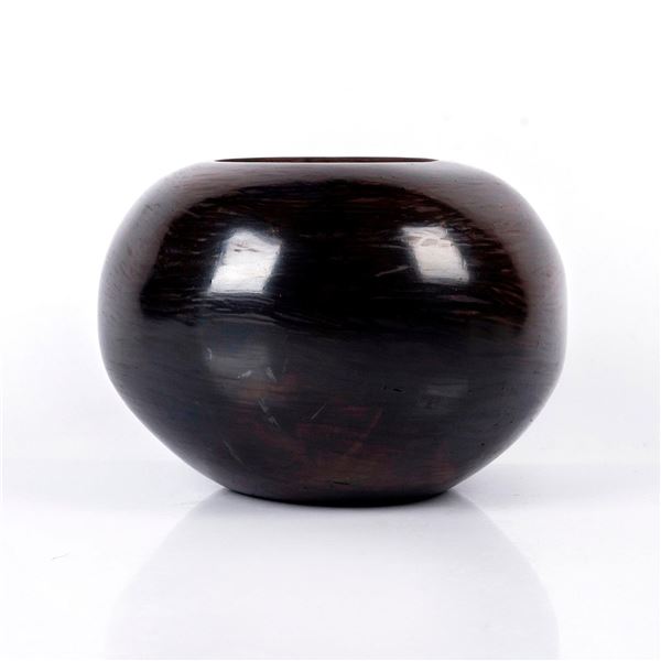 Native American Pueblo Pottery Vase Geometric Design