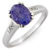 Image 1 : FINE 1.35ctw ACA CERTIFIED DIAMOND & TANZANITE RING