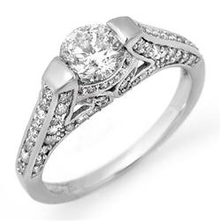 ENGAGEMENT 1.40ctw ACA CERTIFIED DIAMOND RING 14KT GOLD