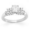 Image 1 : SOLITAIRE 1.20ctw ACA CERTIFIED DIAMOND RING 14KT GOLD