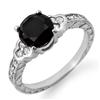 Image 1 : CERTIFIED 2.52ctw WHITE & BLACK DIAMOND RING 14KT GOLD