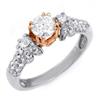Image 1 : SOLITAIRE 1.0ctw ACA CERTIFIED DIAMOND RING 14KT GOLD