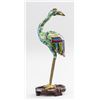 Image 4 : Chinese Cloisonne Crane with Stand Qing
