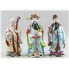 Image 1 : Set of Three Chinese Fu Lu Shao Statue