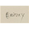 Image 4 : Russian Mixed Media on Paper Signed "El Lissitzky"