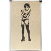Image 2 : British Pop Mixed Media on Paper Signed 'Banksy'