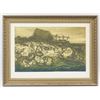 Image 2 : Woodblock Print on Paper Signed