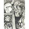 Image 1 : German Modernist Mixed Media on Paper Signed DIX