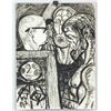 Image 2 : German Modernist Mixed Media on Paper Signed DIX
