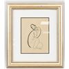 Image 2 : Italian Ink on Paper Signed Modigliani