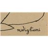 Image 4 : Italian Ink on Paper Signed Modigliani