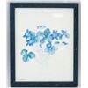 Image 2 : Print on Paper Blue Flowers Lyn Noble