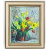 Image 2 : Oil on Board Still-life Signed C Raid