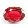 Image 1 : 38.55ct Oval Cut Blood Red Natural Ruby GGL