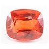 Image 1 : 15.40ct Cushion Cut Orange Natural Sapphire GGL