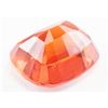 Image 3 : 15.40ct Cushion Cut Orange Natural Sapphire GGL