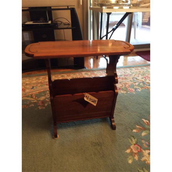 Wooden Magazine Rack