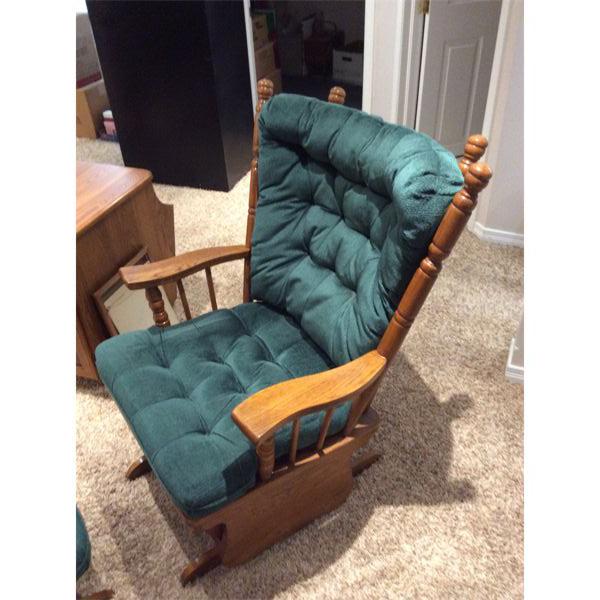 Glider Rocker & Foot Stool