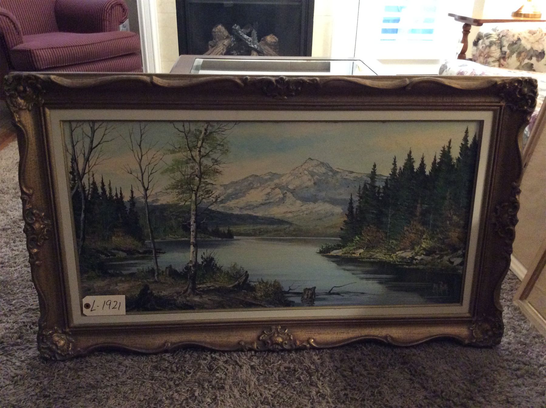 Michael Roth Oil Painting No Title Mountain Scene