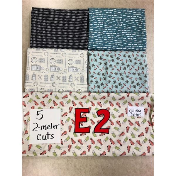 10 meter bundle of quilter cotton fabric (exactly as shown)