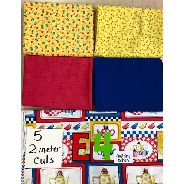 10 meter bundle of quilter cotton fabric (exactly as shown)