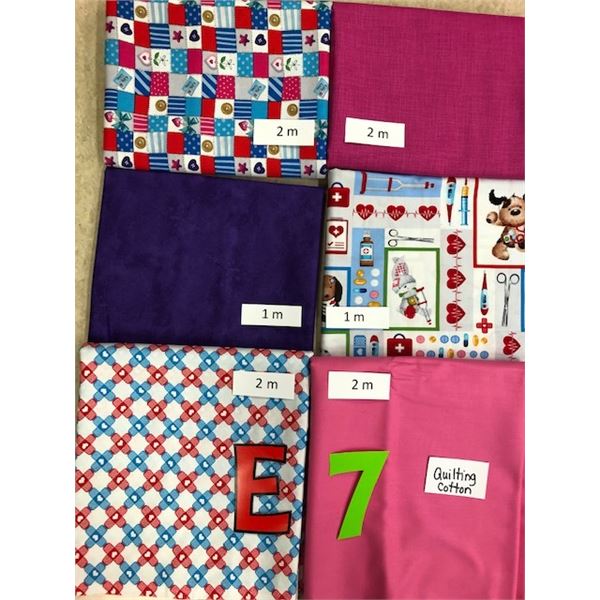 10 meter bundle of quilter cotton fabric (exactly as shown)