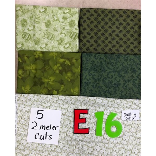10 meter bundle of quilter cotton fabric (exactly as shown)