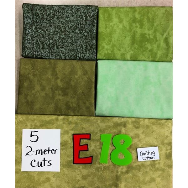 10 meter bundle of quilter cotton fabric (exactly as shown)