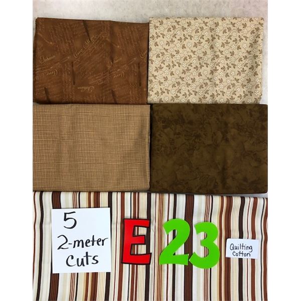 10 meter bundle of quilter cotton fabric (exactly as shown)