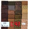 Image 1 : 10 meter bundle of quilter cotton fabric (exactly as shown)