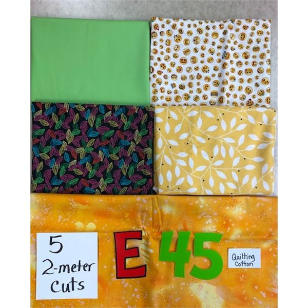 10 meter bundle of quilter cotton fabric (exactly as shown)