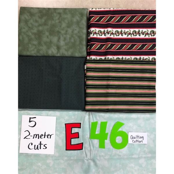 10 meter bundle of quilter cotton fabric (exactly as shown)