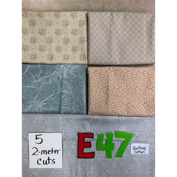 10 meter bundle of quilter cotton fabric (exactly as shown)