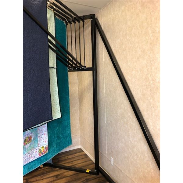 Quilt Rack - Holds up to 30 quilts (15 arms) 8' 10" high and 7' arms (easy to assemble)