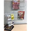 Image 1 : 2 magazine/book racks & 1 counter top notions display rack