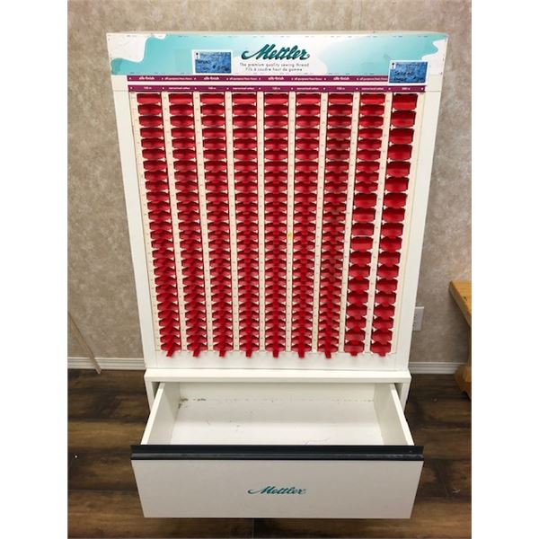 Thread display case (thread not included) - holds 198 small (150m spools) and 30 large (500m spools)