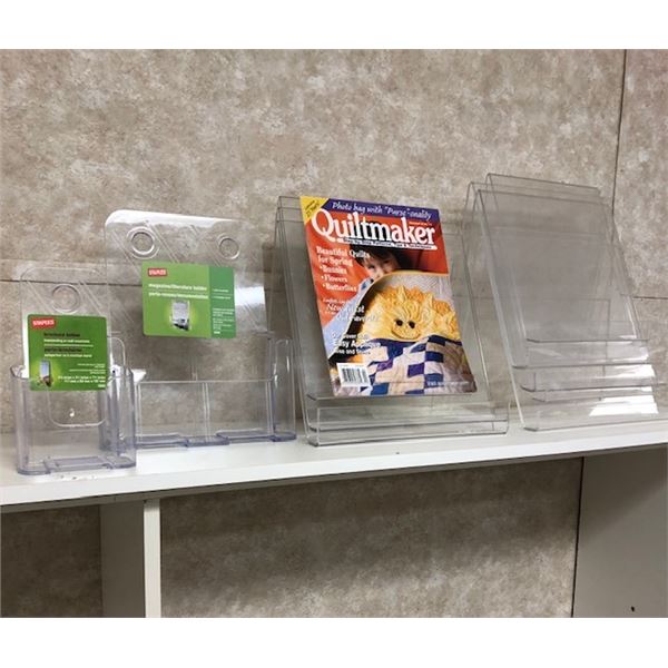 10 acrylic display holders
