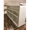 Image 1 : Double sided shelving - approx. 98" long x 54" high x 12" deep each side