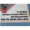 Image 2 : MK Diamond MK-145 Wet Tile Saw 158252 New in Box