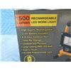 Image 2 : CEP Construction Electrical Products 61651 LED Work Light Rechargeable New in Box