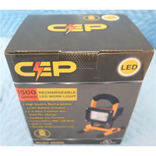 CEP Construction Electrical Products 61651 LED Work Light Rechargeable New in Box