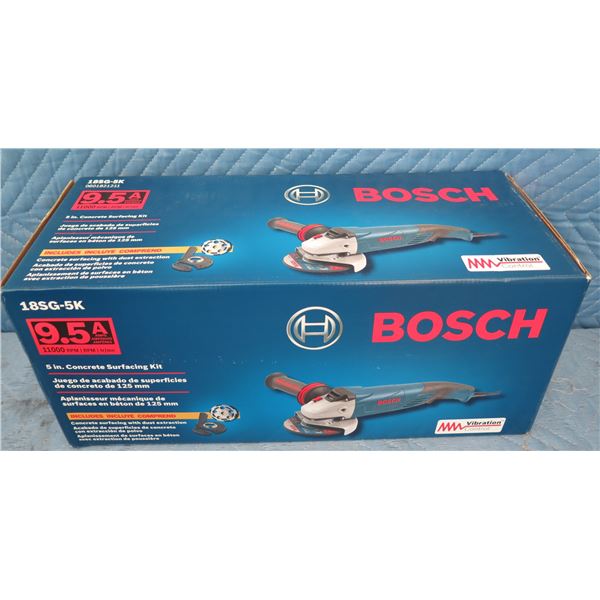 Bosch 18SG5K Concrete Surfacing Kit Grinder w/ Shroud New in Box