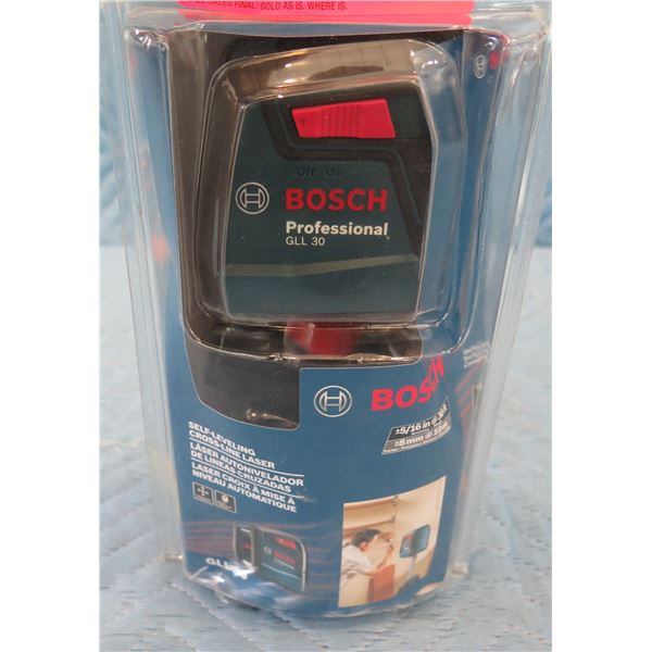 Bosch GLL30 Self-Levelling Cross-Line Laser  New in Package