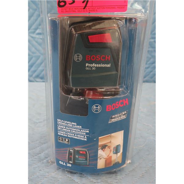 Bosch GLL30 Self-Levelling Cross-Line Laser  New in Package