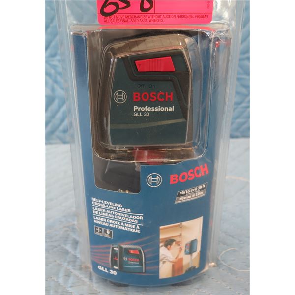 Bosch GLL30 Self-Levelling Cross-Line Laser  New in Package