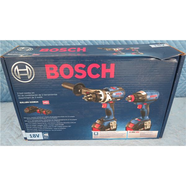 Bosch GXL18V225B24 Combo 2 Piece Kit 18V  New in Box