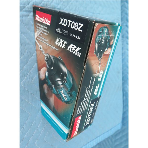 Makita XDT08Z Impact Driver 18V 1 Speed BL XDT 12Z New in Box