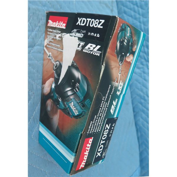 Makita XDT08Z Impact Driver 18V 1 Speed BL XDT 12Z New in Box